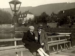 Elly Deumer und Wilhelm Leuschner zu Beginn ihrer langjährigen Liebesbieziehung